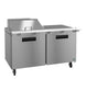Hoshizaki SR60B-12M mega top prep table right side profile view