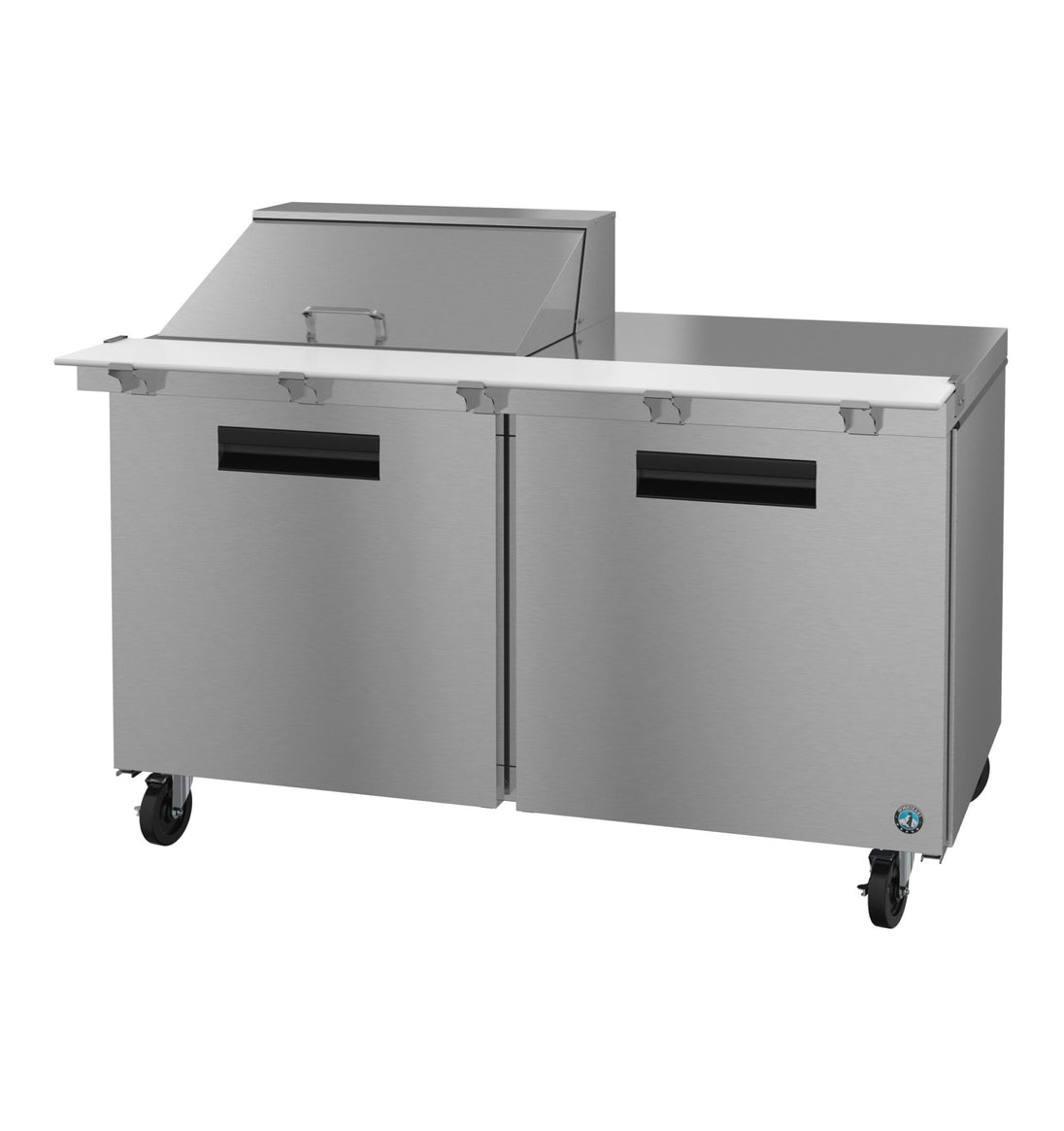 Hoshizaki SR60B-12M 60 inch two-section mega top prep table refrigerator