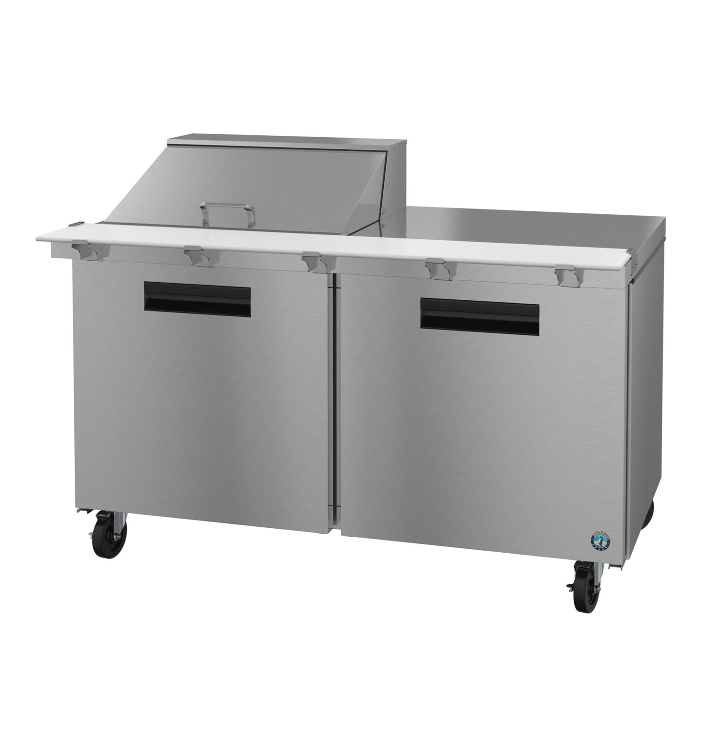 Hoshizaki SR60B-12M 60 inch two-section mega top prep table refrigerator