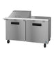 Hoshizaki SR60B-12M 60 inch two-section mega top prep table refrigerator