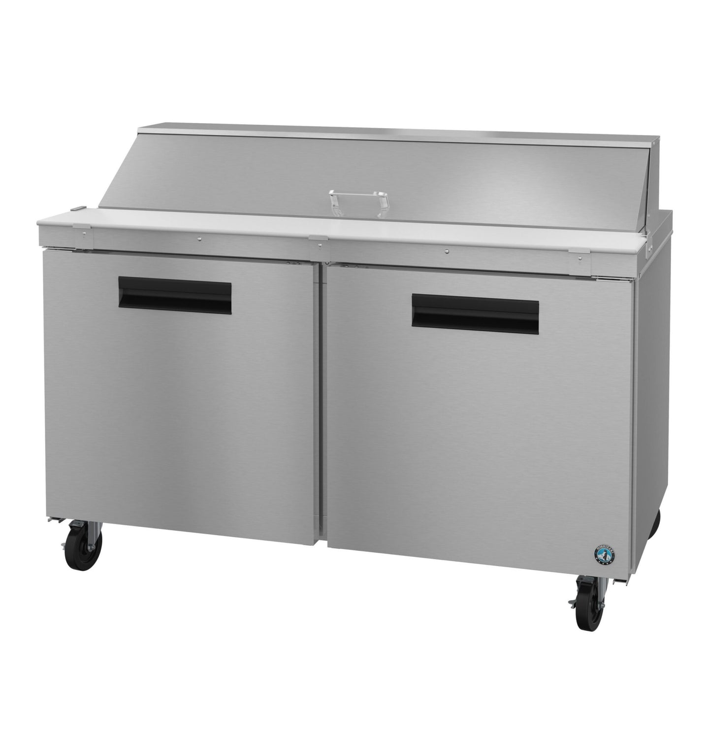 Hoshizaki SR60B-16 60 inch two-section sandwich top prep table refrigerator