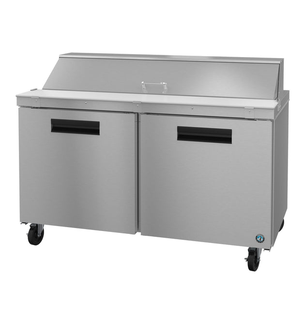 Hoshizaki SR60B-16 60 inch two-section sandwich top prep table refrigerator