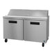 Hoshizaki SR60B-16 60 inch two-section sandwich top prep table refrigerator