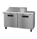Hoshizaki SR60B-18M 60 inch two-section mega top prep table refrigerator