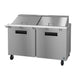 Hoshizaki SR60B-24M 60 inch two-section mega top prep table refrigerator