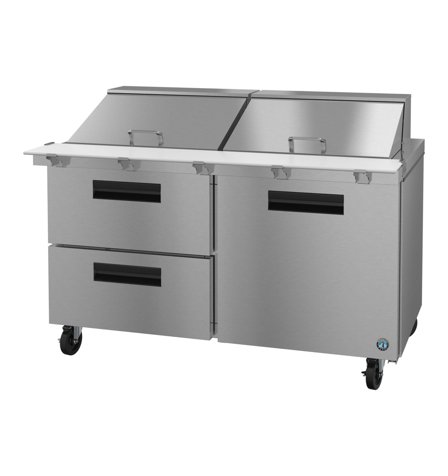 Hoshizaki SR60B-24MD2 60 inch mega top prep table refrigerator with drawer and door combination