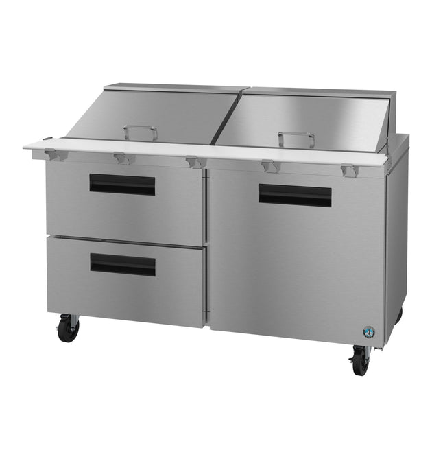 Hoshizaki SR60B-24MD2 60 inch mega top prep table refrigerator with drawer and door combination