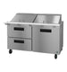 Hoshizaki SR60B-24MD2 60 inch mega top prep table refrigerator with drawer and door combination
