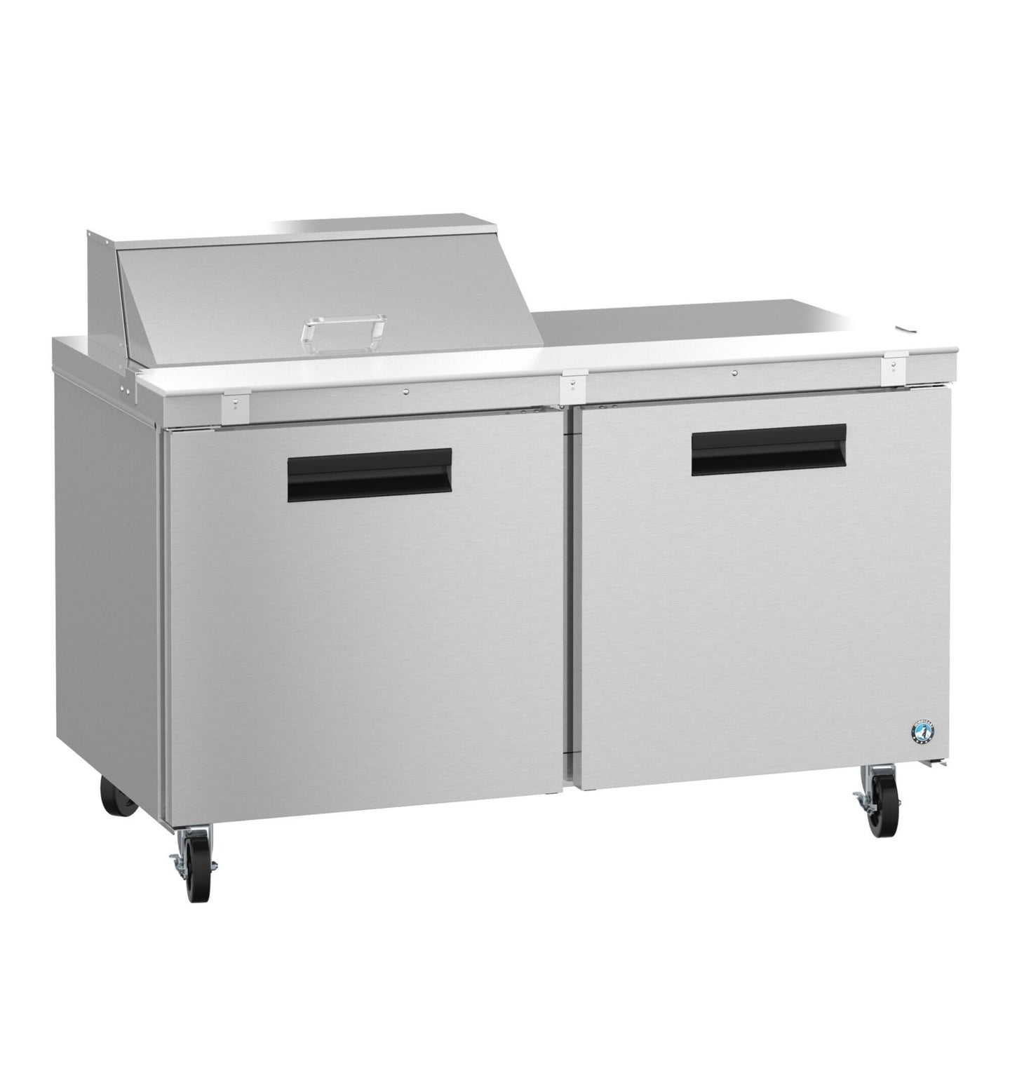 Hoshizaki SR60B-8 sandwich prep table right side profile view