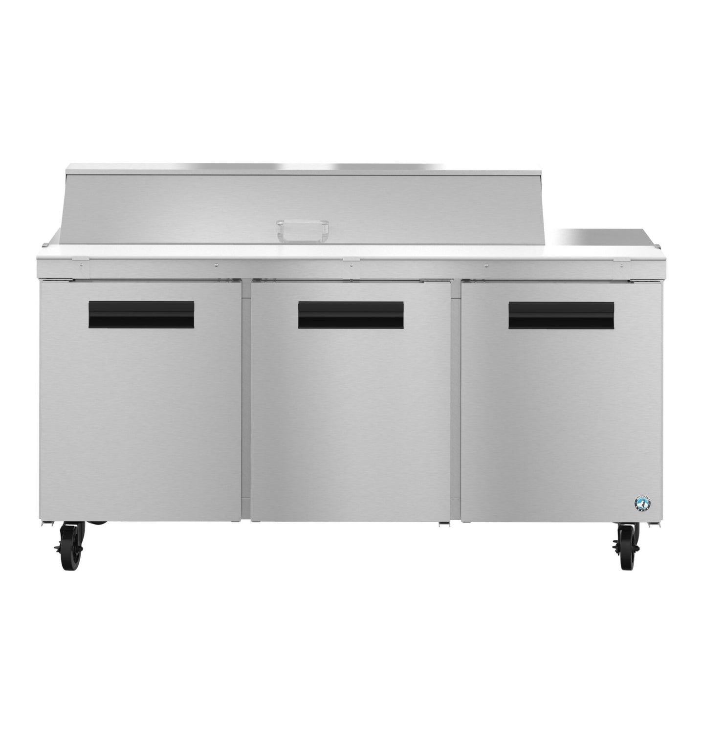 Hoshizaki SR72B-16 sandwich prep table refrigerator front view