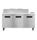 Hoshizaki SR72B-16 sandwich prep table refrigerator front view