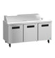 Hoshizaki SR72B-16 sandwich prep table refrigerator right side view