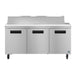 Hoshizaki SR72B-18 sandwich prep table refrigerator front view