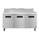 Hoshizaki SR72B-18 sandwich prep table refrigerator front view