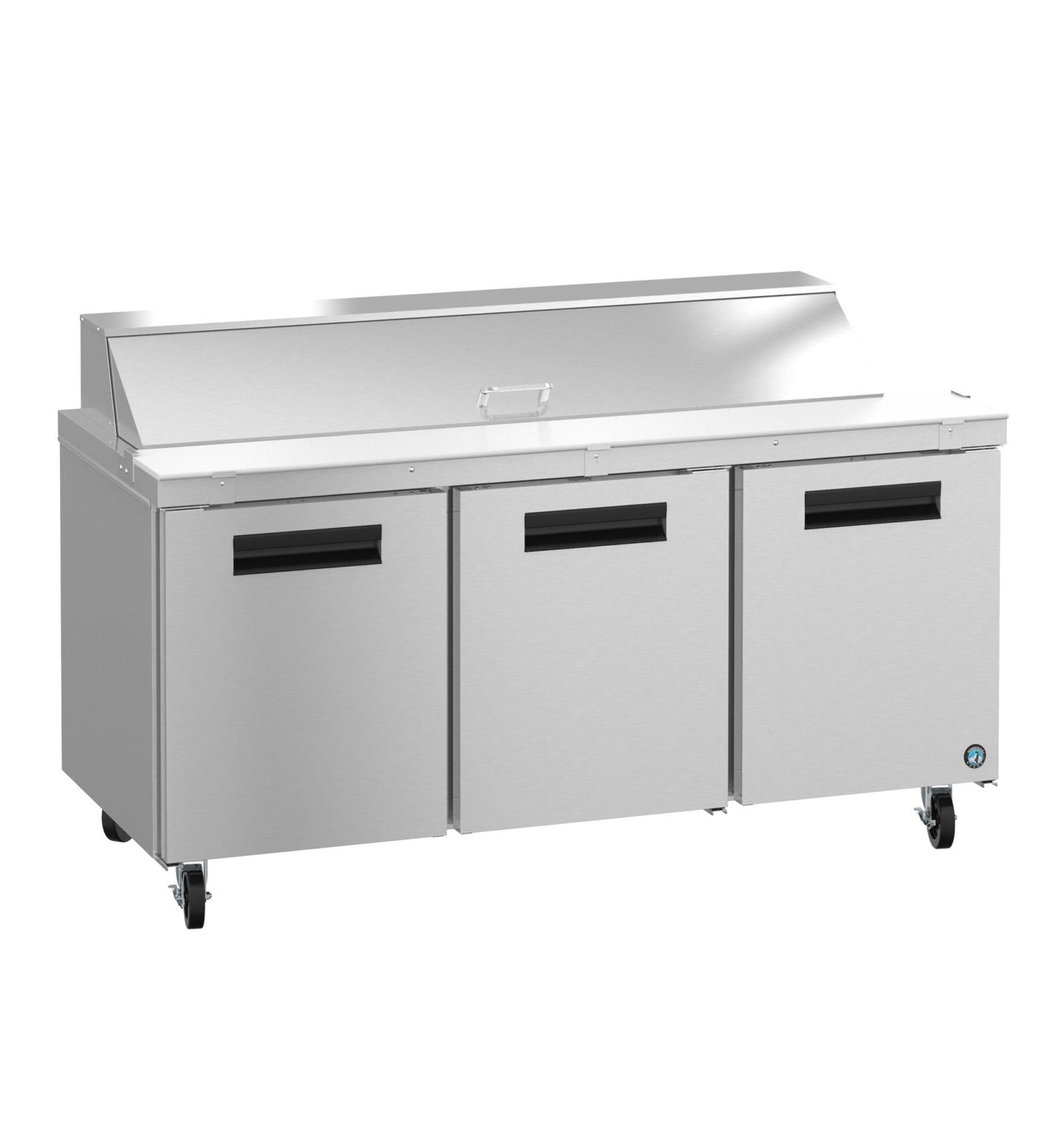 Hoshizaki SR72B-18 sandwich prep table refrigerator right side view