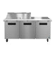 Hoshizaki SR72B-18M mega top prep table refrigerator front view