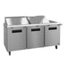 Hoshizaki SR72B-24M mega top prep table refrigerator right side view