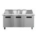 Hoshizaki SR72B-30M mega top prep table refrigerator front view