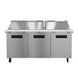 Hoshizaki SR72B-30M mega top prep table refrigerator front view