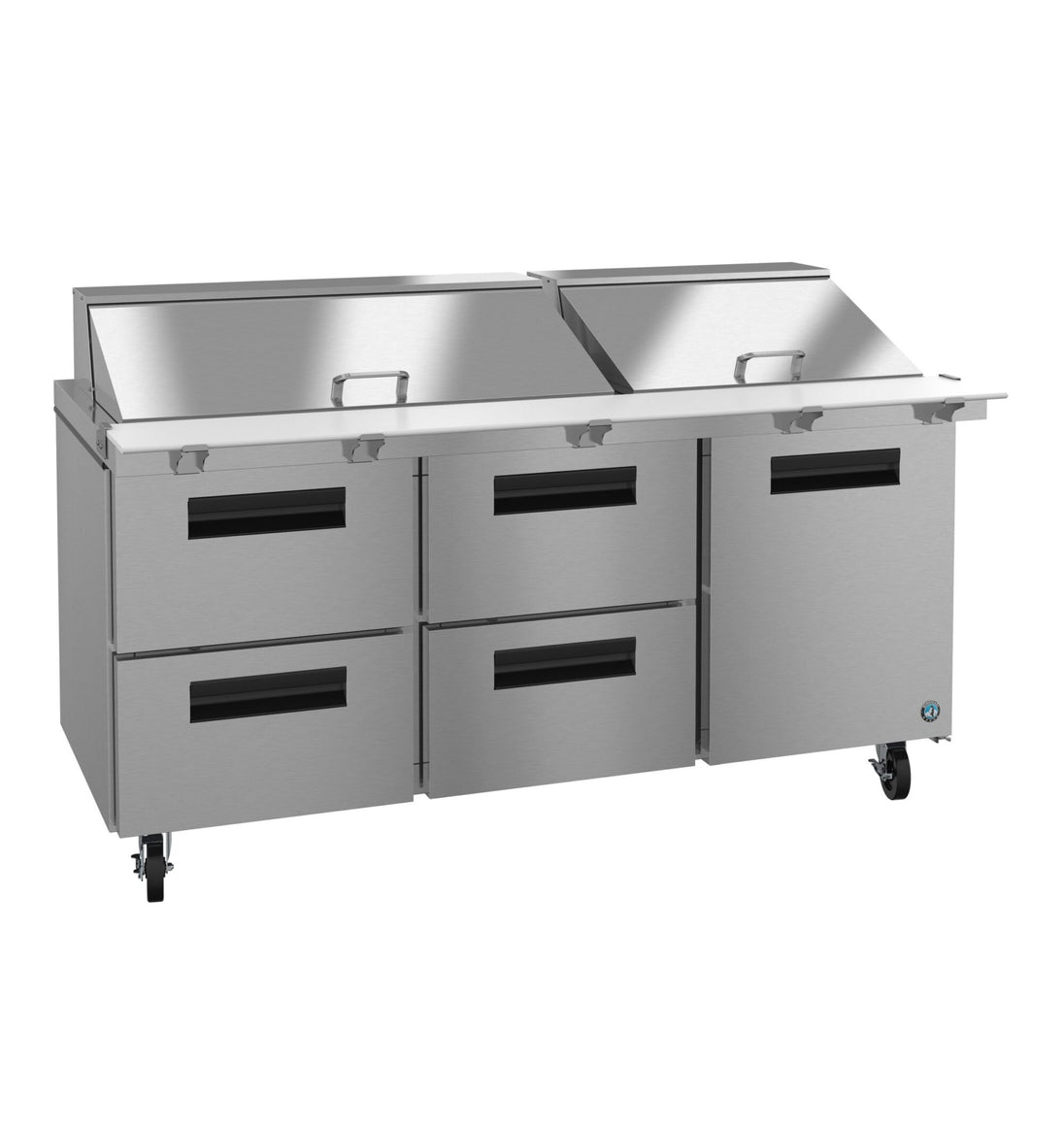 Hoshizaki SR72B-30MD4 mega top prep table refrigerator right side view