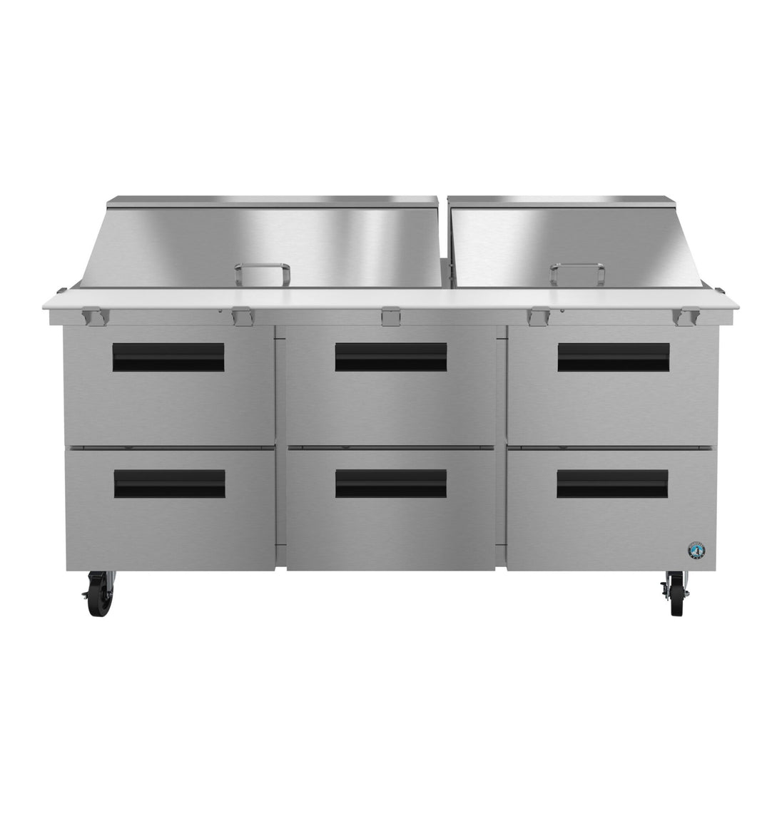 Hoshizaki SR72B-30MD6 mega top prep table refrigerator front view