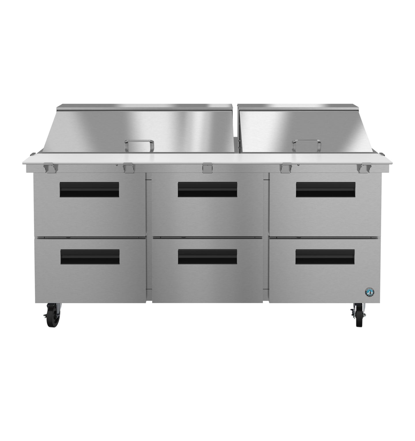 Hoshizaki SR72B-30MD6 mega top prep table refrigerator front view