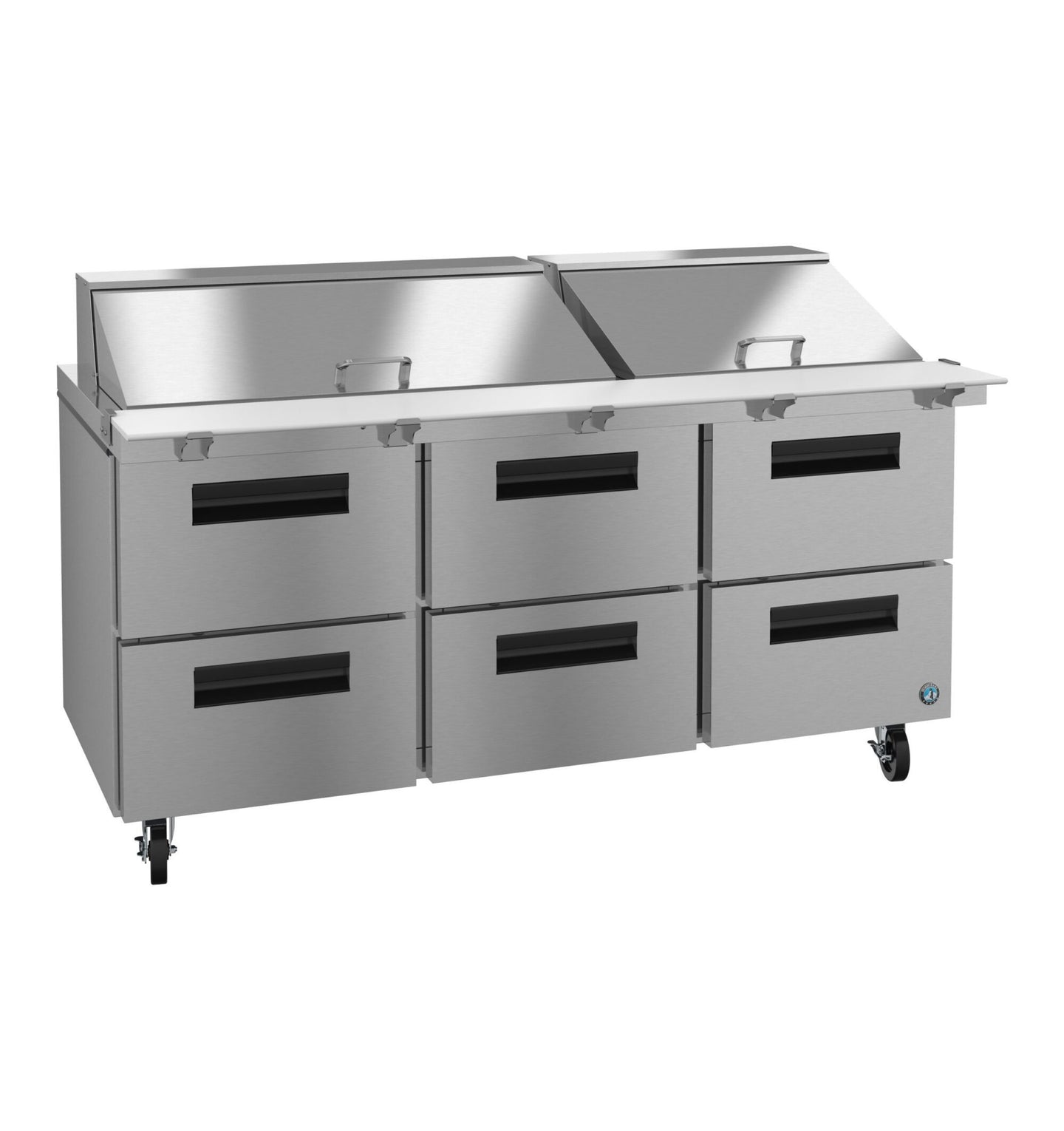 Hoshizaki SR72B-30MD6 mega top prep table refrigerator right side view
