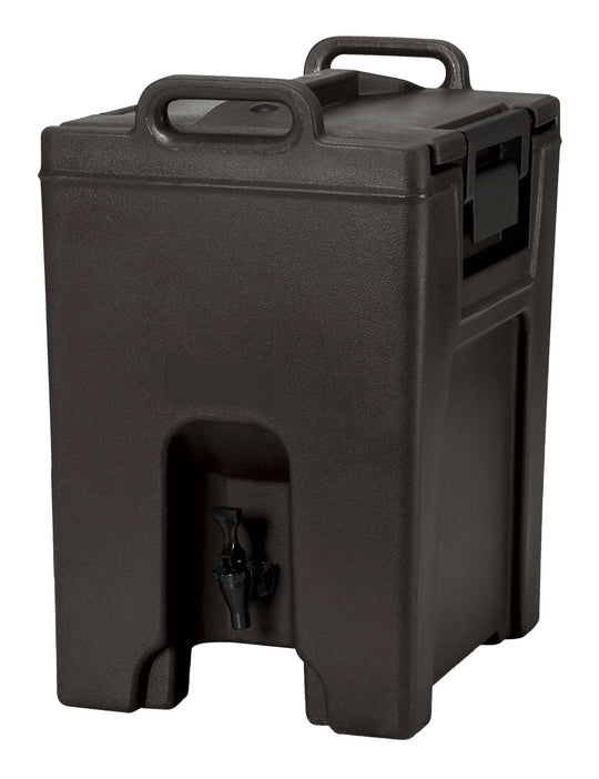 Cambro UC1000110 Black Ultra Camtainer insulated beverage carrier, 10 Gallon capacity