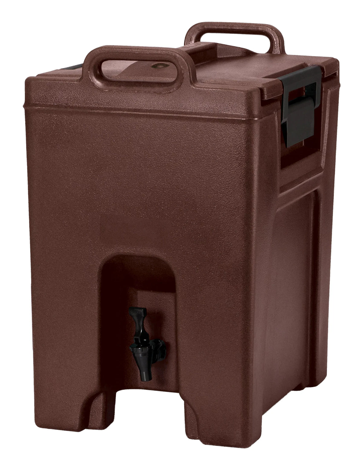 Cambro UC1000131 Dark Brown Ultra Camtainer insulated beverage carrier, 10 Gallon capacity