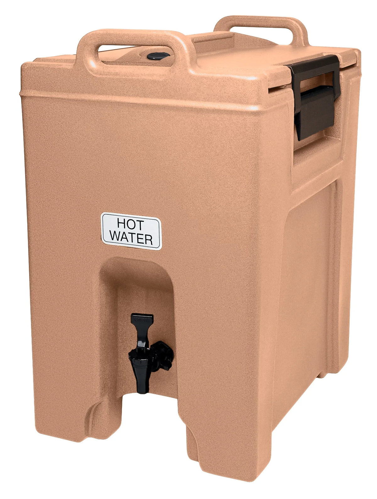 Cambro UC1000157 Coffee Beige Ultra Camtainer insulated beverage carrier, 10 Gallon capacity