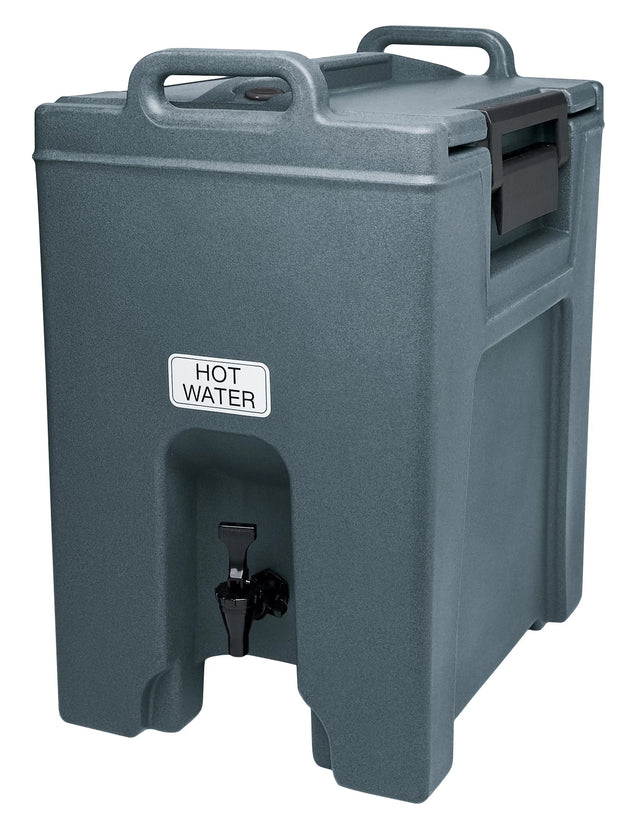 Cambro UC1000191 Granite Gray Ultra Camtainer insulated beverage carrier, 10 Gallon capacity