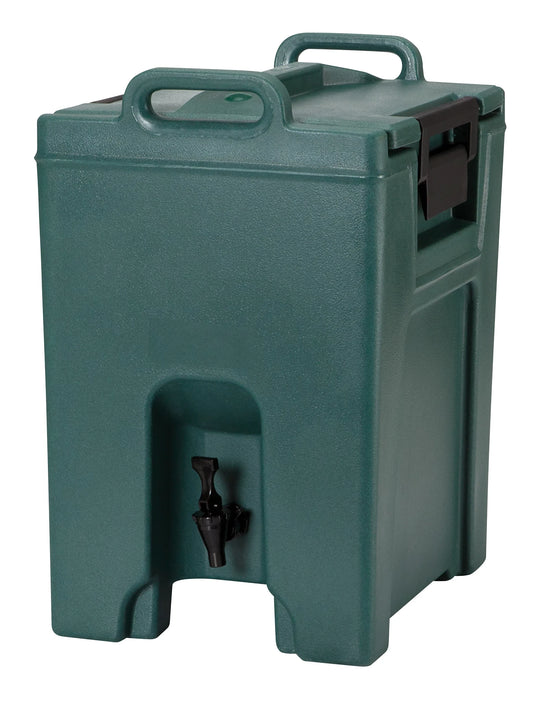 Cambro UC1000192 Granite Green Ultra Camtainer insulated beverage carrier, 10 Gallon capacity