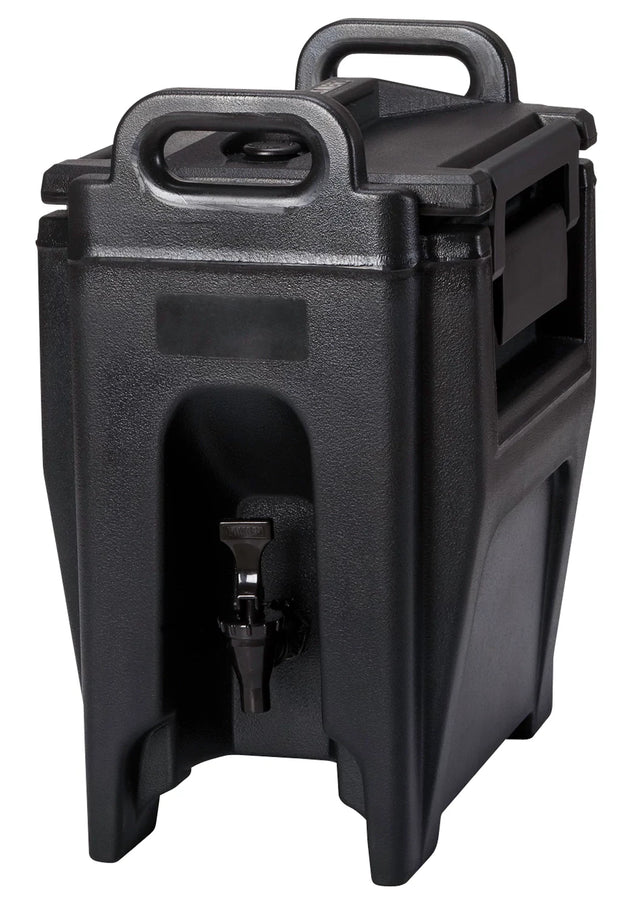 Cambro UC250110 Black Ultra Camtainer insulated beverage carrier, 2.5 Gallon capacity