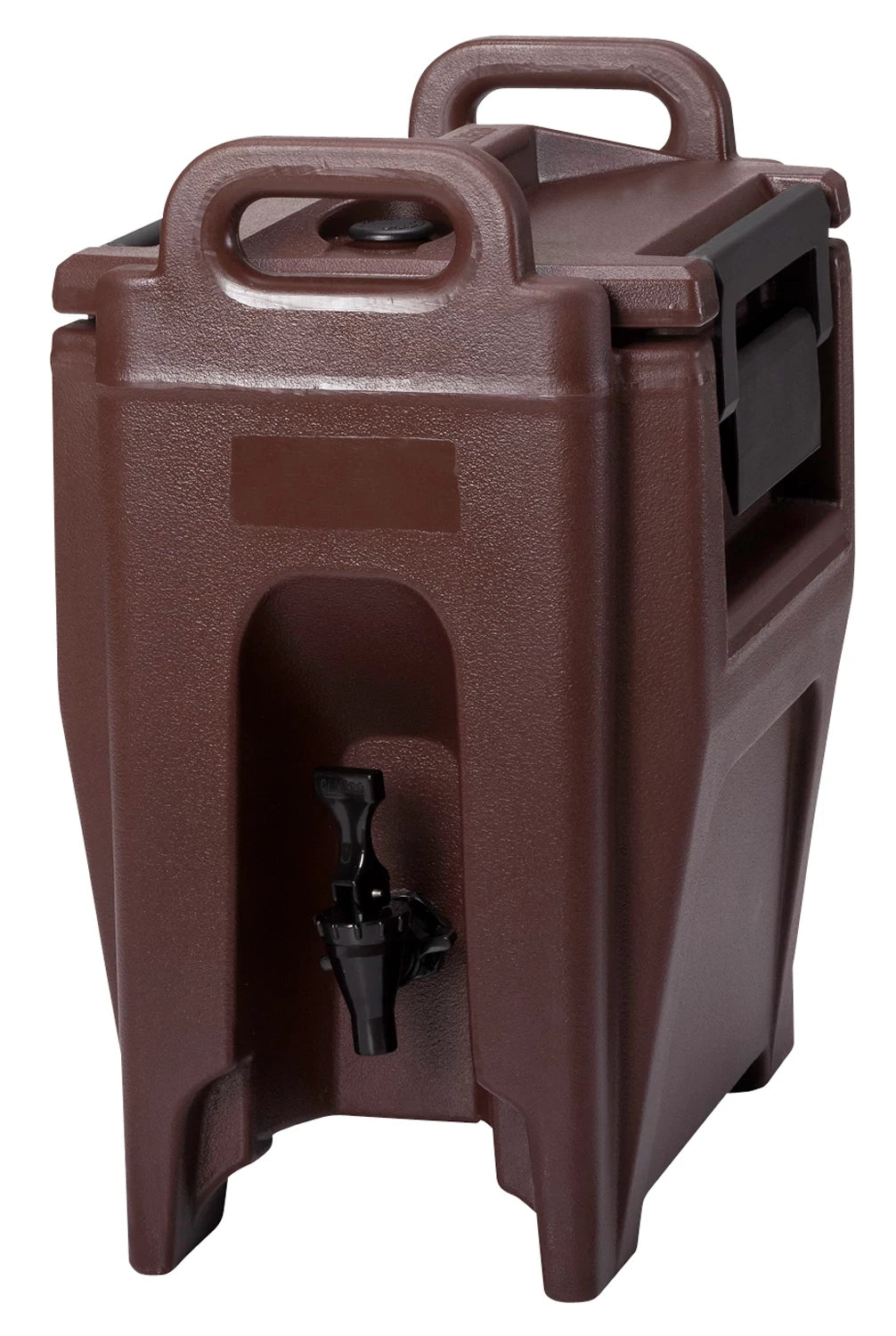 Cambro UC250131 Dark Brown Ultra Camtainer insulated beverage carrier, 2.5 Gallon capacity