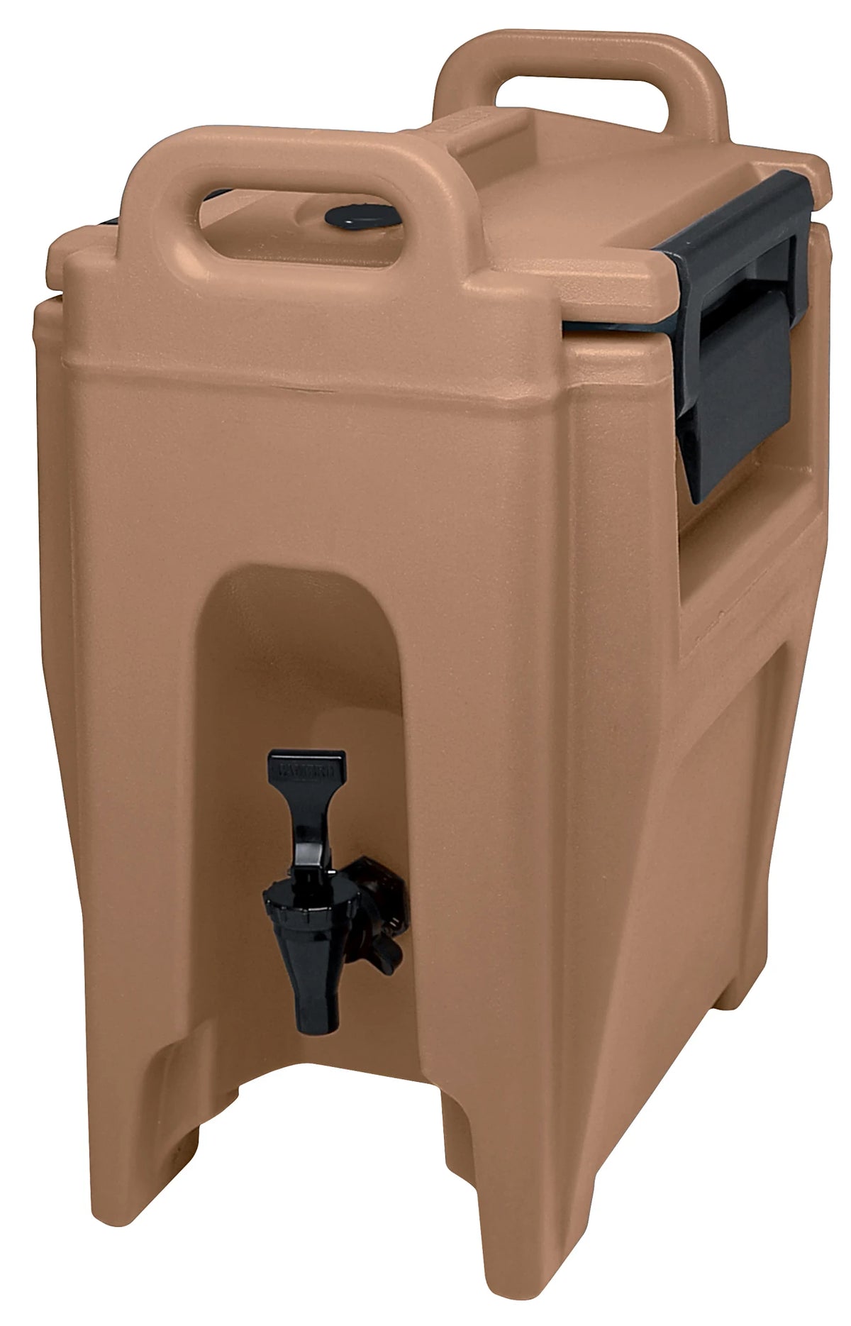 Cambro UC250157 Coffee Beige Ultra Camtainer insulated beverage carrier, 2.5 Gallon capacity