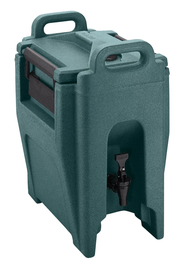 Cambro UC250192 Granite Green Ultra Camtainer insulated beverage carrier, 2.5 Gallon capacity