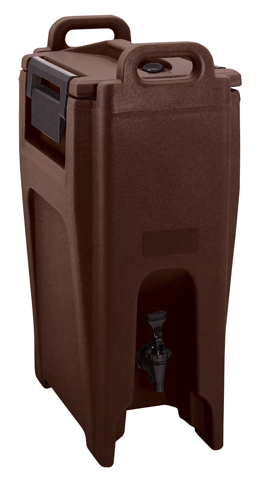 Cambro UC500131 Dark Brown Ultra Camtainer insulated beverage carrier, 5 Gallon capacity