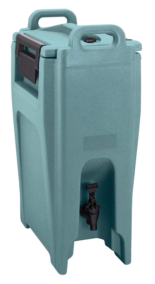 Cambro UC500401 Slate Blue Ultra Camtainer insulated beverage carrier, 5 Gallon capacity