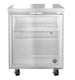 Hoshizaki UF27B-GLP01 glass door undercounter freezer, front view
