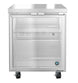 Hoshizaki UF27B-GLP01 glass door undercounter freezer, front view
