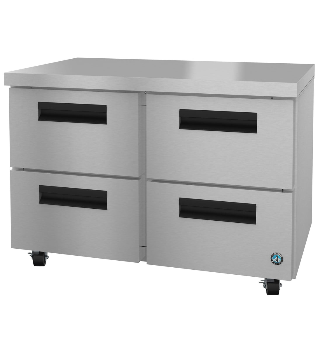 Hoshizaki UF48B-D4 48 inch Steelheart undercounter freezer with four stainless drawers