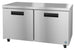 Hoshizaki UF60A 60 inch two section Steelheart undercounter freezer