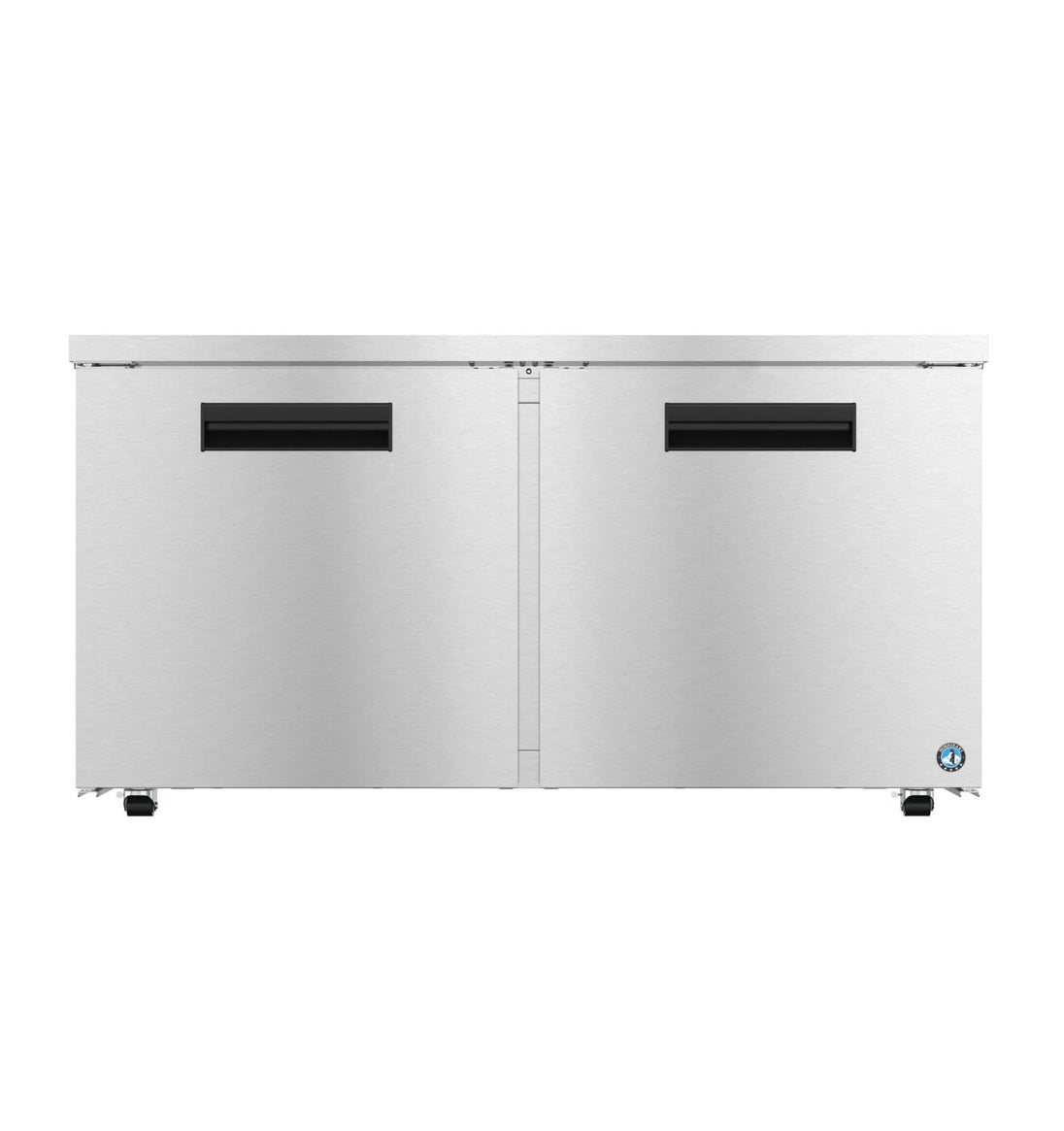 Hoshizaki UF60B-LP 60 inch low profile Steelheart undercounter freezer, front view