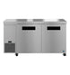 Hoshizaki ULF60B 60 inch side mount Steelheart undercounter freezer, front view