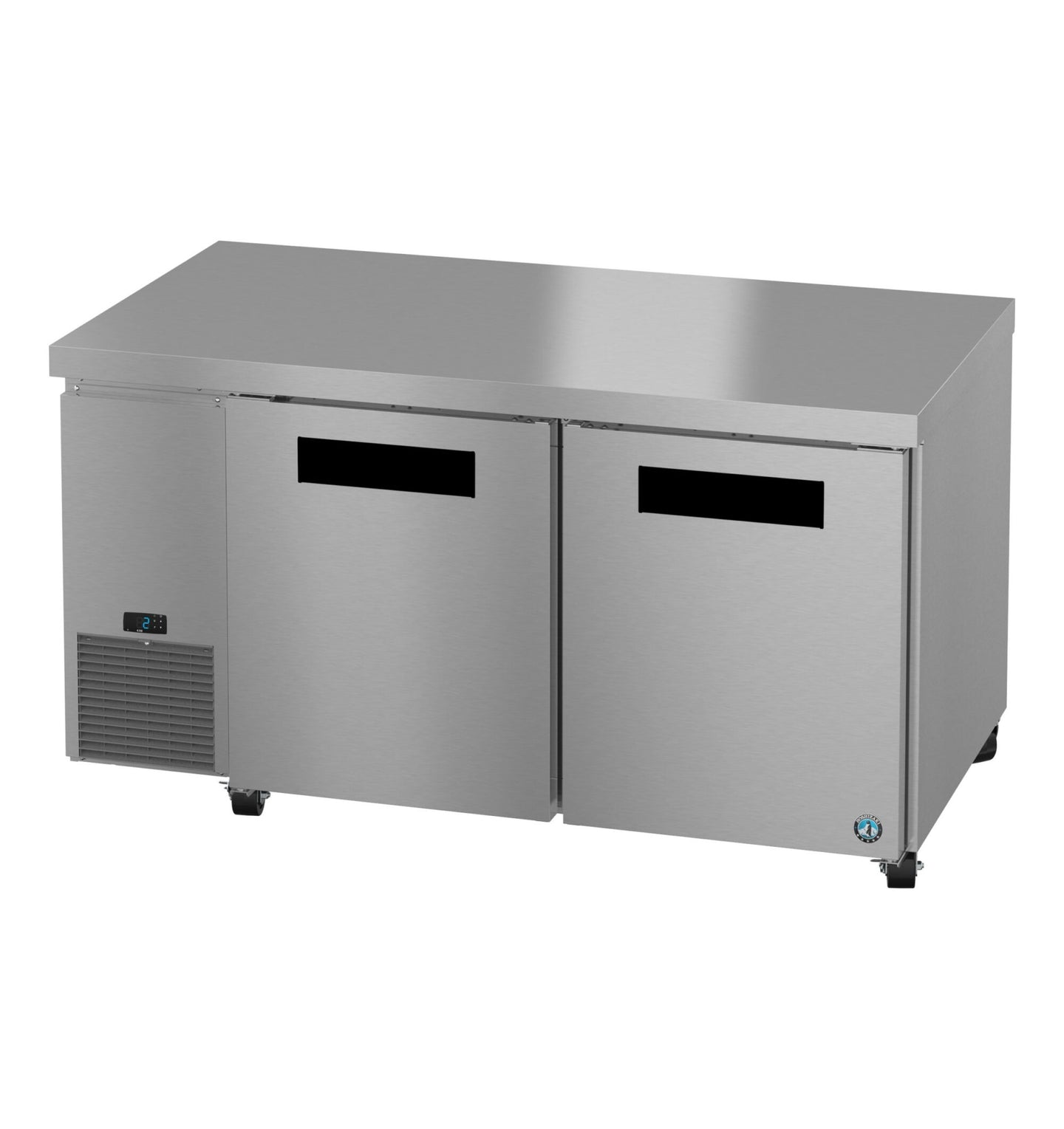 Hoshizaki ULF60B side mount undercounter freezer, angled left view