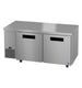Hoshizaki ULF67B side mount undercounter freezer, angled left view