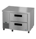 Hoshizaki ULR46B-D2 undercounter refrigerator left isometric view
