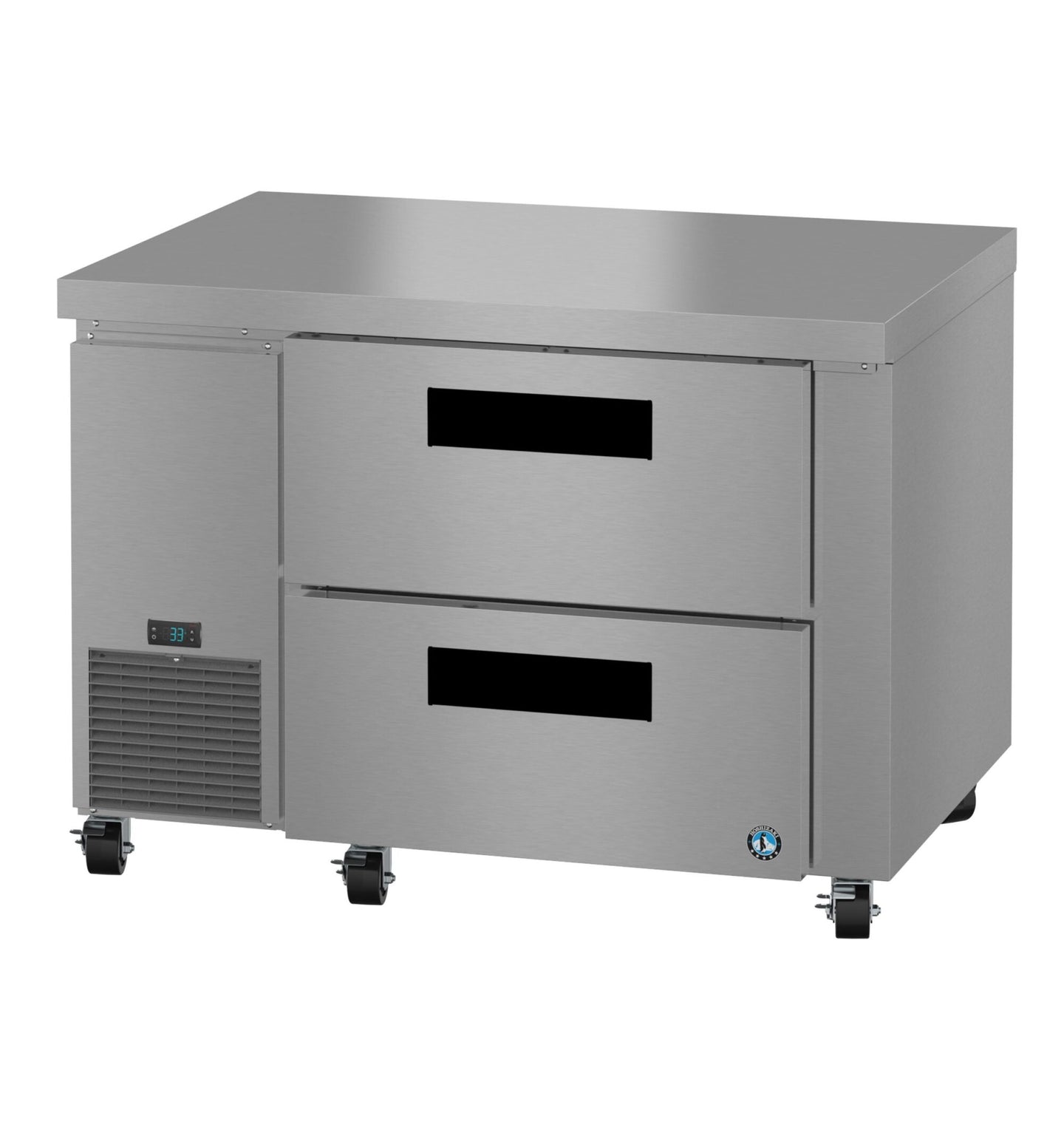 Hoshizaki ULR46B-D2 undercounter refrigerator left side view