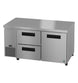 Hoshizaki ULR60B-D2 undercounter refrigerator left isometric view