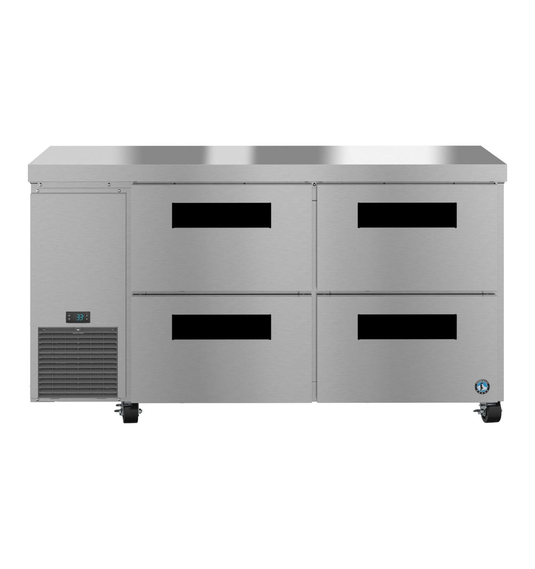 Hoshizaki ULR60B-D4 60 inch four drawer undercounter refrigerator front view